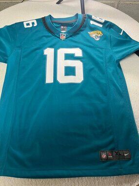 Men's Nike Teal Jacksonville Jaguars Trevor Lawrence Game Jersey size XL